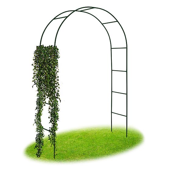 Metalowa pergola łuk czarna 240 cm