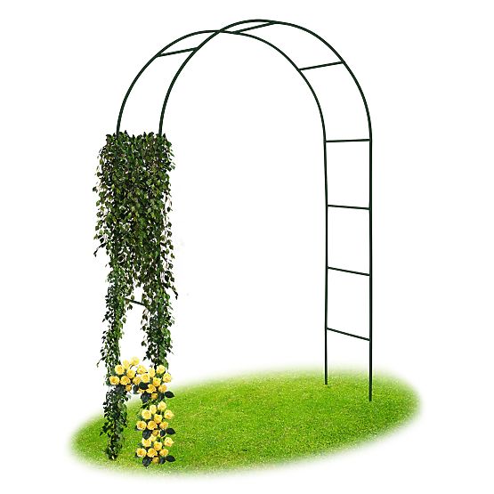Metalowa pergola łuk czarna 240 cm