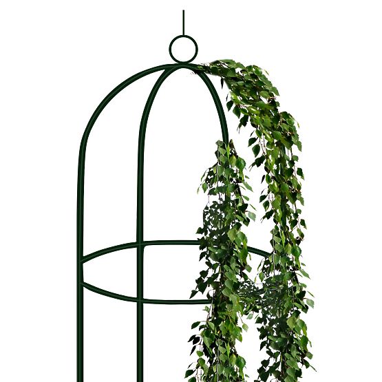Metalowa pergola słupek ciemnozielona 190 cm