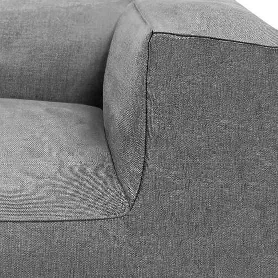 Modułowa sofa ogrodowa Vacuum Vlll z pokrowcem, szara