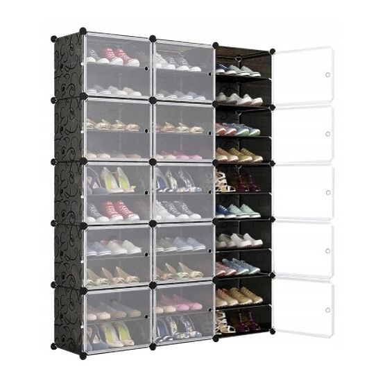 Modułowa szafka na buty szafa Pola czarna
