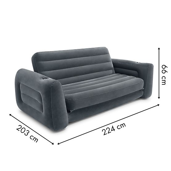 Nadmuchiwana rozkładana sofa łóżko materac 2w1 INTEX 66552