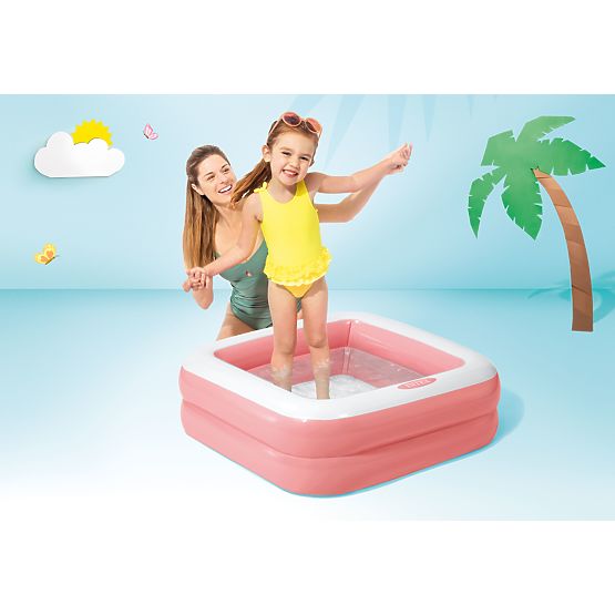 Nadmuchiwany basenik dziecięcy 57100 Jasnoróżowy - INTEX