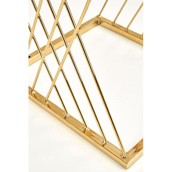 Stolik NANCY złoty / przezroczysty