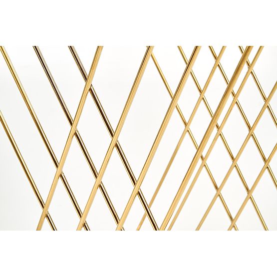 Stolik NANCY złoty / przezroczysty