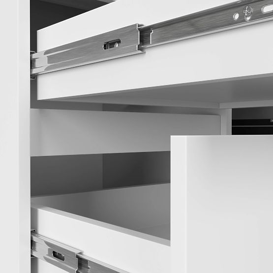 NAROŻNE BIURKO B20 CLP LEWOSTRONNE PK BIAŁE