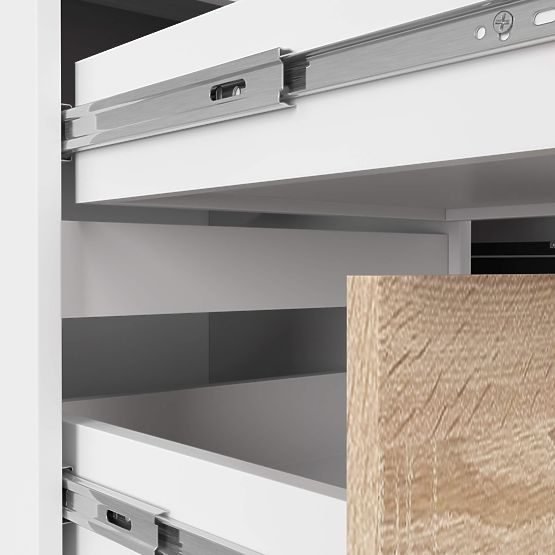 NAROŻNY STÓŁ B20 CLP LEWOSTRONNY PK BIAŁY / SONOMA