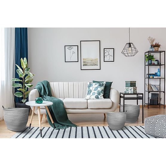 Naturalne kosze BOHO - zestaw 3 szt.