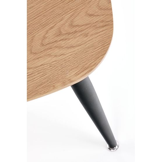 NICEA 2, zestaw 2 ław dąb złoty/czarny