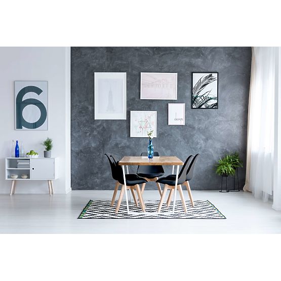 Nowoczesne krzesło Nantes DSW czarne