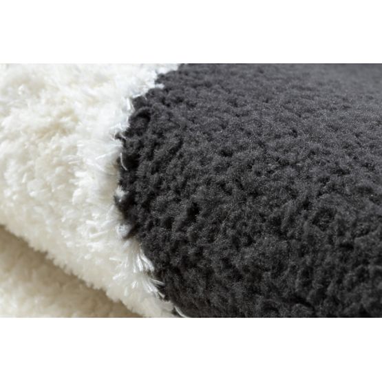 Nowoczesny dywan MODE 8531 abstrakcja kremowa / czarna