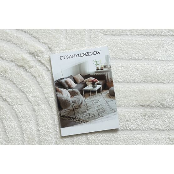 Nowoczesny dywan MODE 8586 geometryczny kremowy