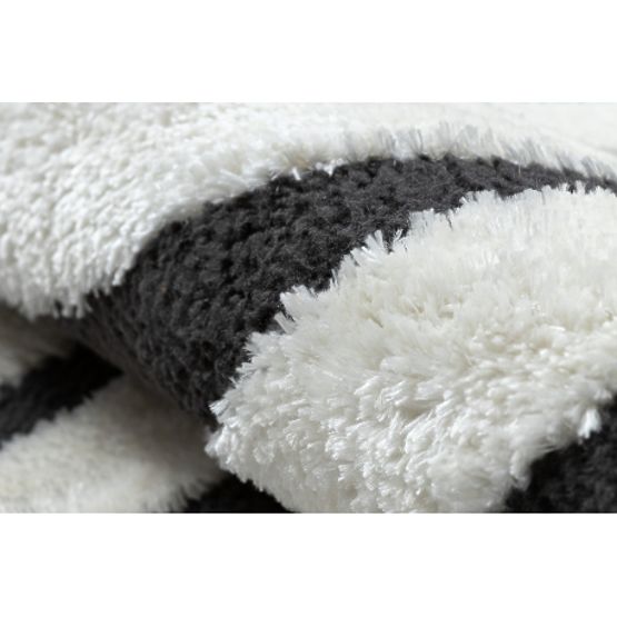 Nowoczesny dywan MODE 8629 muszle kremowy / czarny