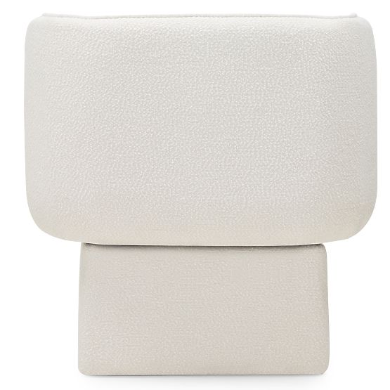 Obrotowe krzesło One białe, boucle