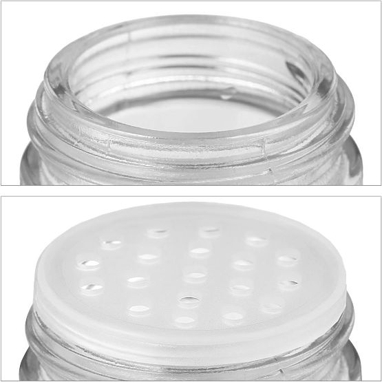 Obrotowy stojak na przyprawy ROTOR BLACK 20 słoików + 72 naklejki