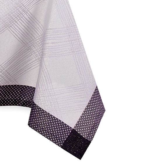 Obrus MILLUZA kolor kremowy metalizowany klasyczny motyw 30x120 ameliahome