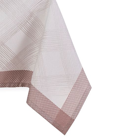 Obrus MILLUZA kremowy metalizowany klasyczny motyw 110x160 ameliahome