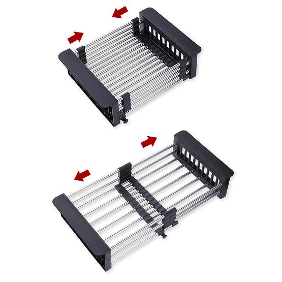 Ociekacz koszyk na zlew ORDOS czarny