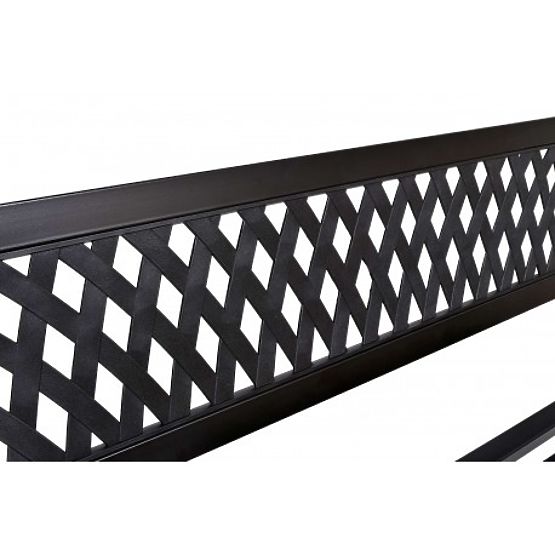 Ogródkowa ławka stalowa ROMBO