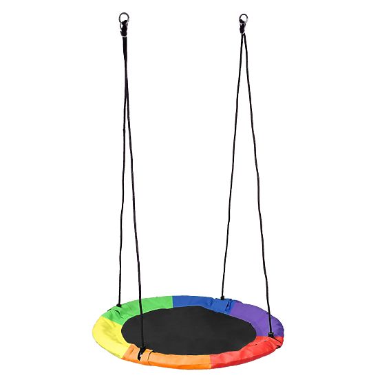 Ogrodowa huśtawka gniazdo ROMEK kolorowa 80 cm