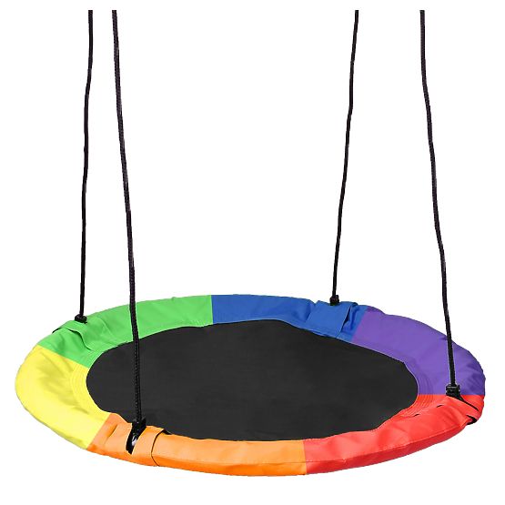 Ogrodowa huśtawka gniazdo Romek multicolor 60 cm