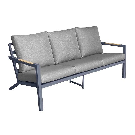 Ogrodowa sofa 3-osobowa MISTERIOSO wygodna sofa na balkon 190cm