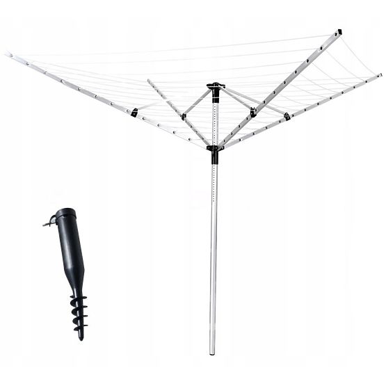 Ogrodowa suszarka na pranie 260 cm + wiertło