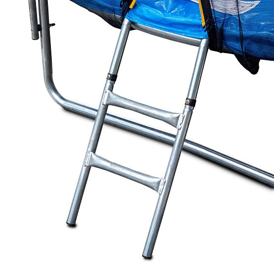 Ogrodowa trampolina z zewnętrzną siatką o średnicy 8 ft 244-252 cm + drabinka