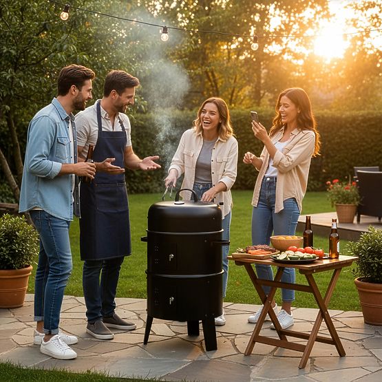 Ogrodowa wędzarnia grill piec FUMARO