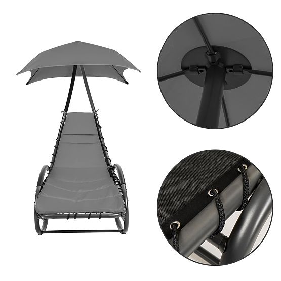 Ogrodowe krzesło leżak bujane ogrodowe leżak hamak