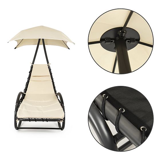 Ogrodowe krzesło leżak bujane ogrodowy hamak