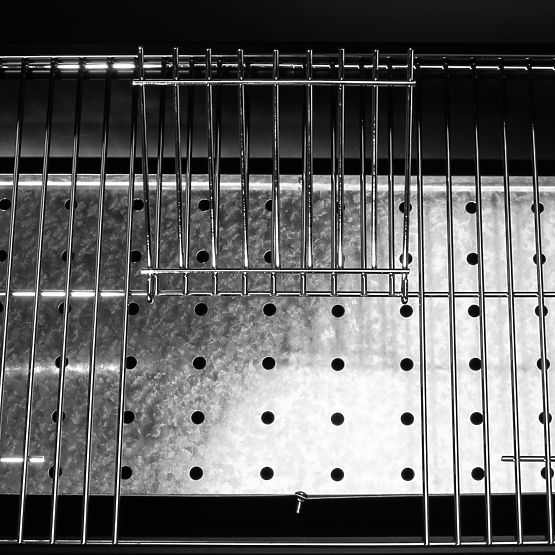 Ogrodowy grill węglowy 2 ruszty popielnik BAREL