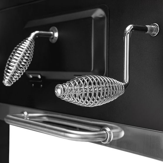 Ogrodowy grill węglowy z pokrywą MEJOR