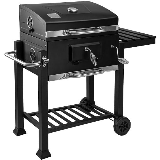 Ogrodowy grill węglowy z pokrywą MEJOR