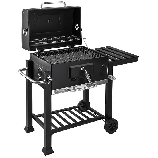 Ogrodowy grill węglowy z pokrywą MEJOR