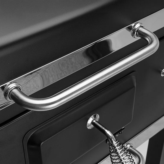 Ogrodowy grill węglowy z pokrywą MEJOR