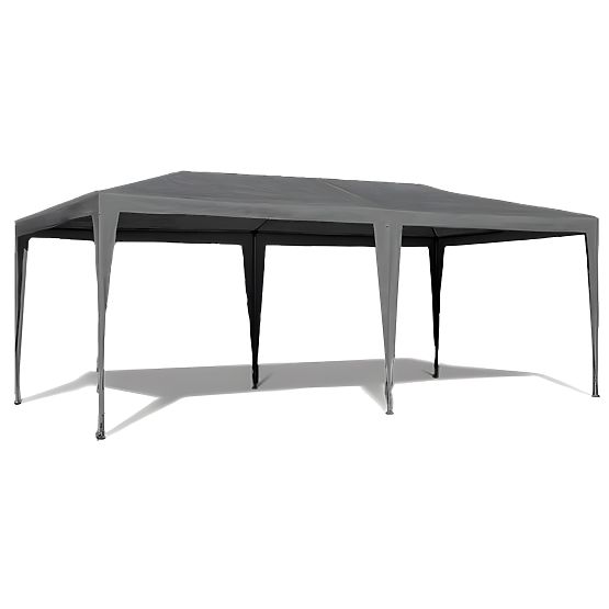Ogrodowy namiot handlowy 3x6 m 6 ścian szary MultiGarden