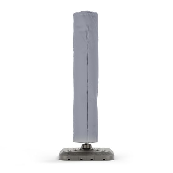 Ogrodowy parasol na wysięgniku Shade Deluxe 4x3 m z pokrowcem i solarnym oświetleniem LED, obrotowy