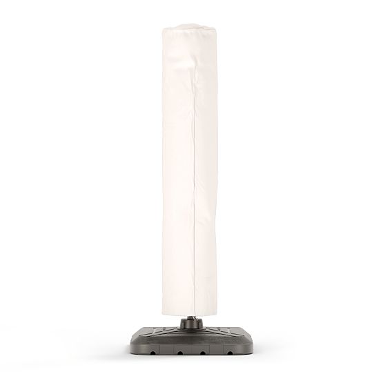 Ogrodowy parasol na wysięgniku Shade Deluxe 4x3 m z pokrowcem i solarnym oświetleniem LED, obrotowy