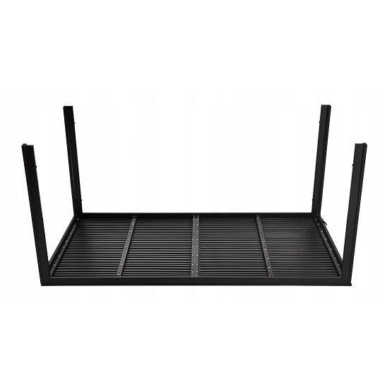 Ogrodowy stół cateringowy 156 x 78 cm Czarny