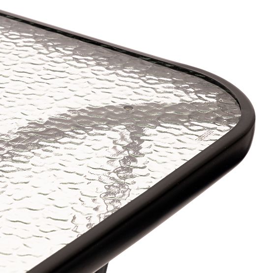 Ogrodowy szklany stół Wave 140x80cm taras balkon