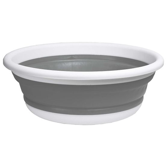 Okrągła misa 37 cm biało-szara ELBA COMPACT 9 litrów