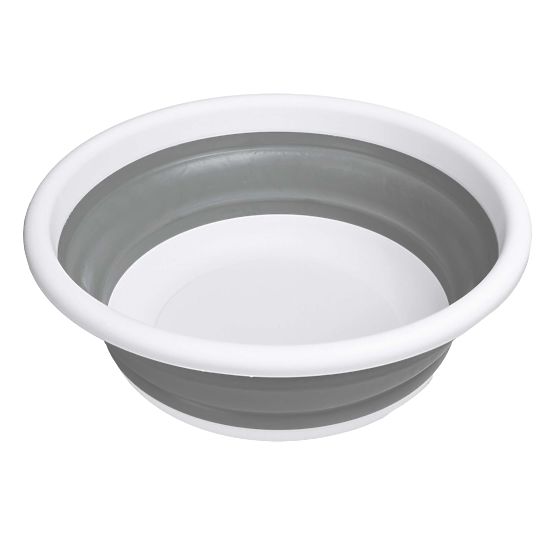 Okrągła misa 37 cm biało-szara ELBA COMPACT 9 litrów