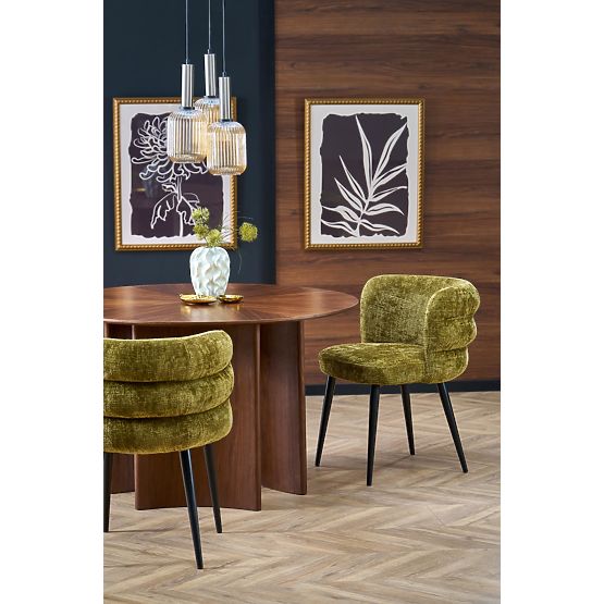 Okrągły stół CALDO, orzechowy (2p=1szt)