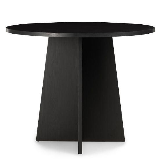 Okrągły stół jadalniany Merlo 100 cm, czarny