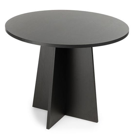 Okrągły stół jadalniany Merlo 100 cm, czarny