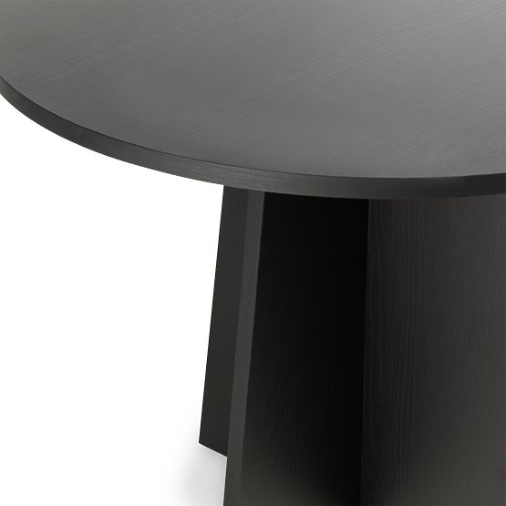 Okrągły stół jadalniany Merlo 100 cm, czarny