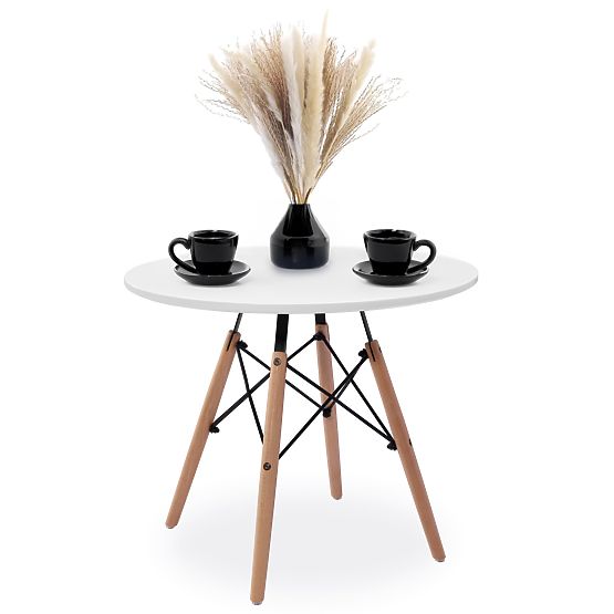 Okrągły stół PARIS DTW 60 cm biały