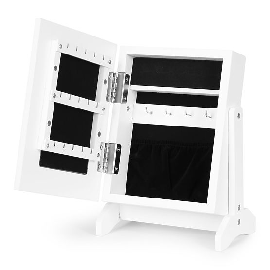 Organizer pudełko na biżuterię z lustrem ModernHome