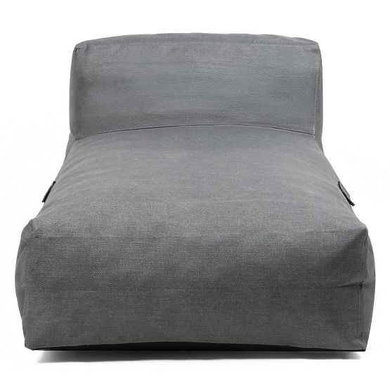 Otomana do ogrodowego narożnego zestawu Vacuum z pokrowcem, szara